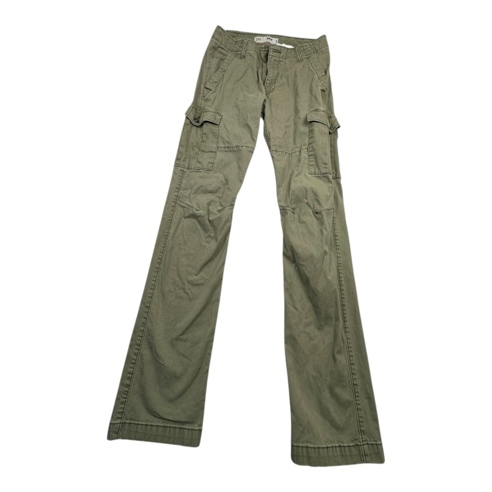 Lee Modern Series Cargo Pants Slim‎ Fit Tapered Leg Olive Green Size 30x32